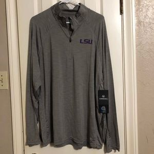 lsu quarter zip pullover